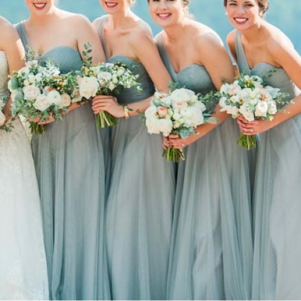 Watters Emery One-shoulder Bridesmaid Dress | French Blue